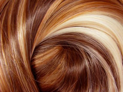 Highlight hair texture background Stock Photos