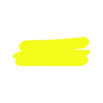 Highlight marker icon,  brush element ink symbol, stroke hand made note vecto 스톡 일러스트