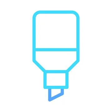 Highlight Marker Icon for Emphasizing Text Elements Stock Illustration