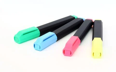 Highlight pens Stock Photos
