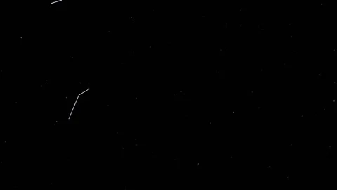Highlighted constellation clean white line night sky minimal starscape navigatio Stock Footage 311648765