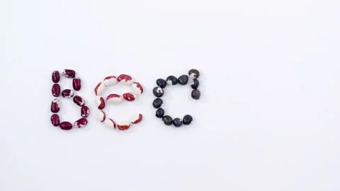 Highlighted word beans 库存影片 151924031