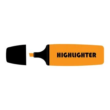 Highlighter icon Stock Illustration