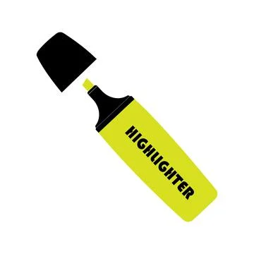 Highlighter icon Stock Illustration
