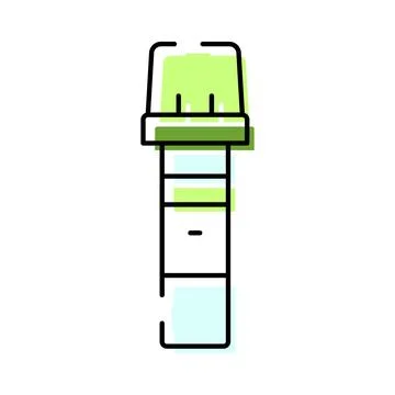 Highlighter pen icon symbolizing office supply and drawing Stock Illustration