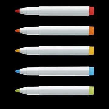 Highlighter pens Stock Photos