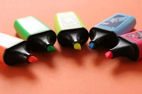 Highlighters Stock Photos