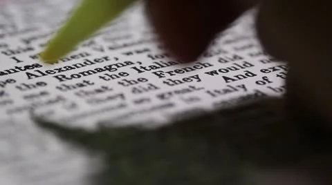 Highlighting Stock Footage 12185934