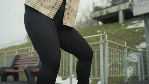 Highlighting rhythm and technique in dance steps. Showcasing meticulous footwork Stock Footage 332368493