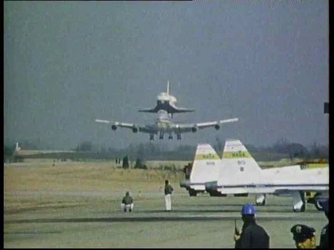 Highlights of NASA programs in 1978 including preparations for the first spaceƒ Video stock 75322763