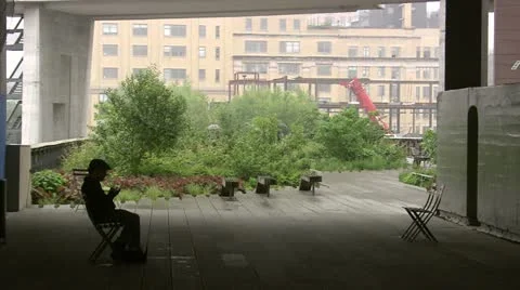 Highline Rainy Day 2 Stock Footage 11397910