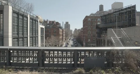Highline stock Overpass 스톡 동영상 126392632