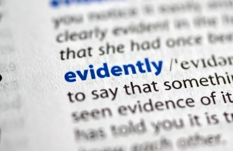 Highlited word in a dictionary Stock Photos