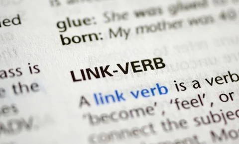Highlited word in a dictionary Stock Photos