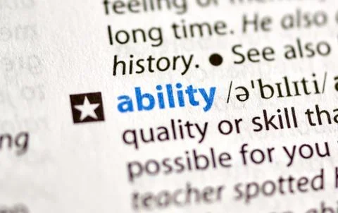 Highlited word in a dictionary Stock Photos
