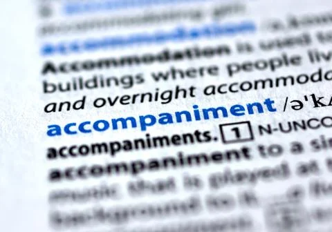 Highlited word in a dictionary Stock Photos