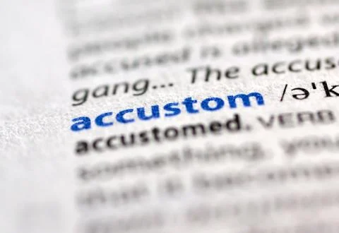 Highlited word in a dictionary Stock Photos