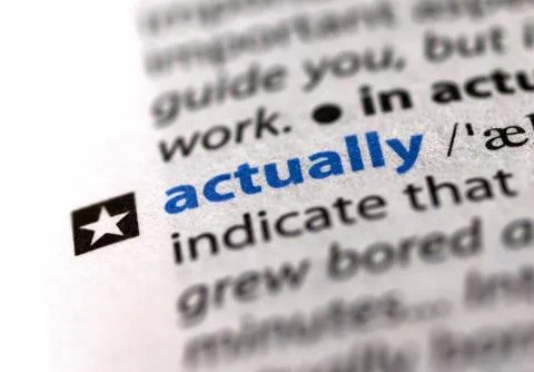 Highlited word in a dictionary Stock Photos