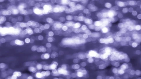 Highly defocused View over calm sea or ocean with beautiful evening sun Stock Footage 167452312