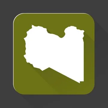 Highly detailed Libya map with borders isolated on background Stock Illustration