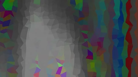 Highly Pixelated Abstract Digital Art Stock-Footage 337956490