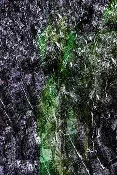 Highly saturated abstract texture with chaotic organic shapes Stock Photos