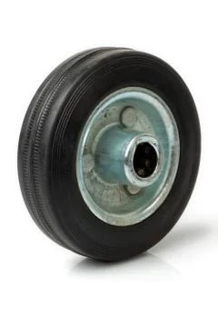 Highly versatile industrial wheel suitable for various types of trolleys,perfect Foto stock