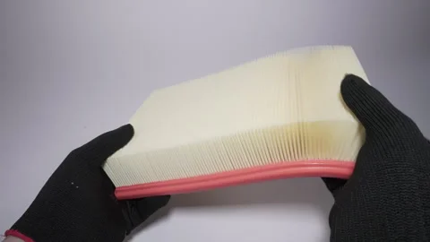 HighQuality Air Filter Designed for Enhanced Engine Performance Efficiency Stock Footage 303813470