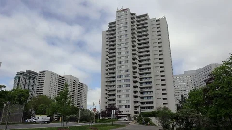 Highrise Condominium. Stock Footage 75876776
