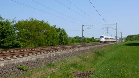 Highspeed ICE train 動画素材 89458078
