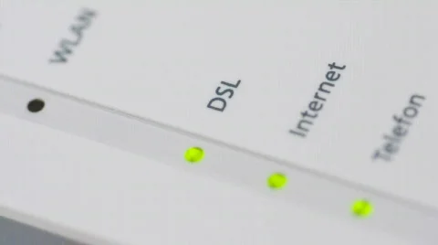 Highspeed Internet Modem Stock Footage 482039