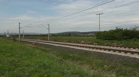 Highspeed train Stock Footage 10909628