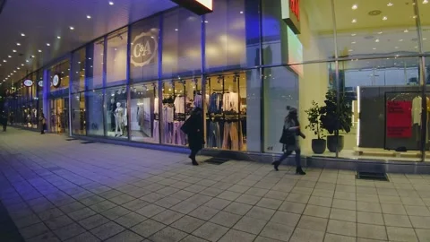 HighStreet hyperlapse Stock Footage 150239380