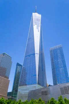 Hight of the Freedom tower Stock Photos