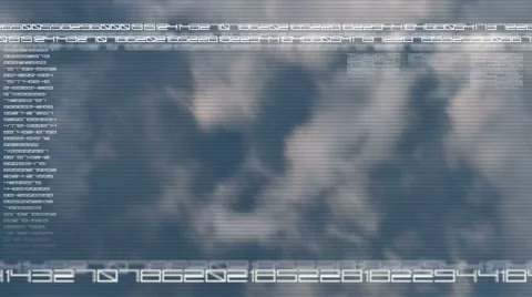 HighTec background with Clouds Stock Footage 45886024