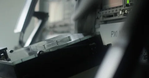 Hightech environment with19 inch racks 動画素材 76694548