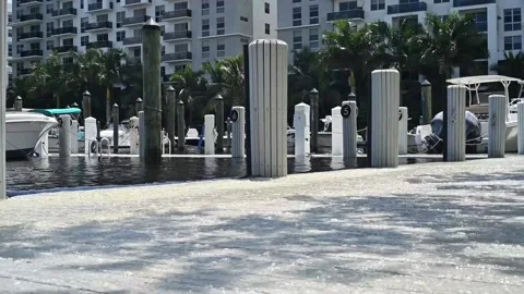 HighTideMarina3 Video stock 150706317