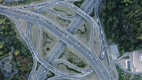 Hightway Traffic Joint Stock Footage 139212729