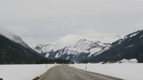 Highway 179 passing Heiterwang Stock Footage 63585584
