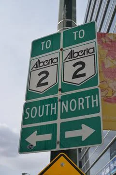 Highway 2 Alberta Stock Photos
