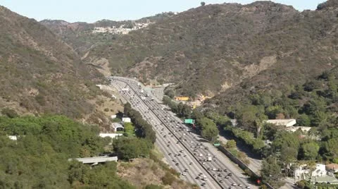 Highway 405, Los Angeles Stock Footage 20527636