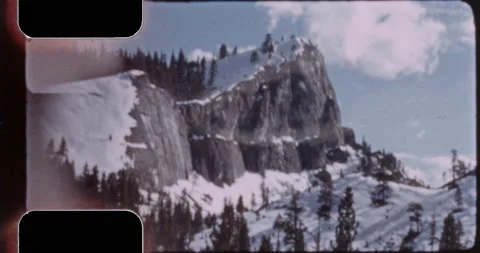 Highway 50 dramatic landscape, 1943 Stock Footage 197434941