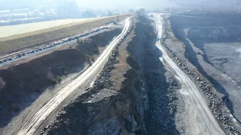 Highway from above. Stock Footage 124585853