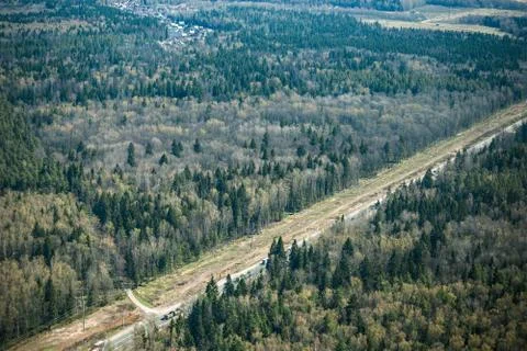 Highway from above Stock Photos