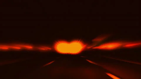 Highway abstract night 01 Stock Footage 25616301