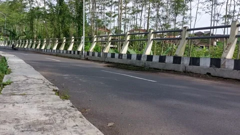 Highway adjacent to the river Stock Footage 234794105