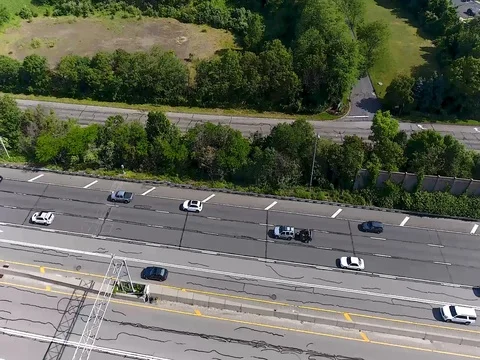 Highway Aerial Stock Footage 79971705