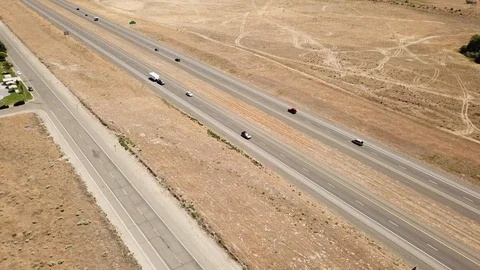 Highway aerial Stock Footage 91914275