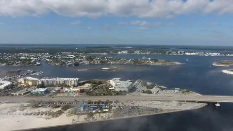 Highway aerial pan Stock Footage 80738066