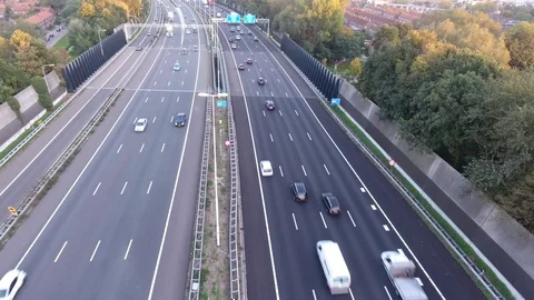 Highway aerial view Stock-Footage 96674998